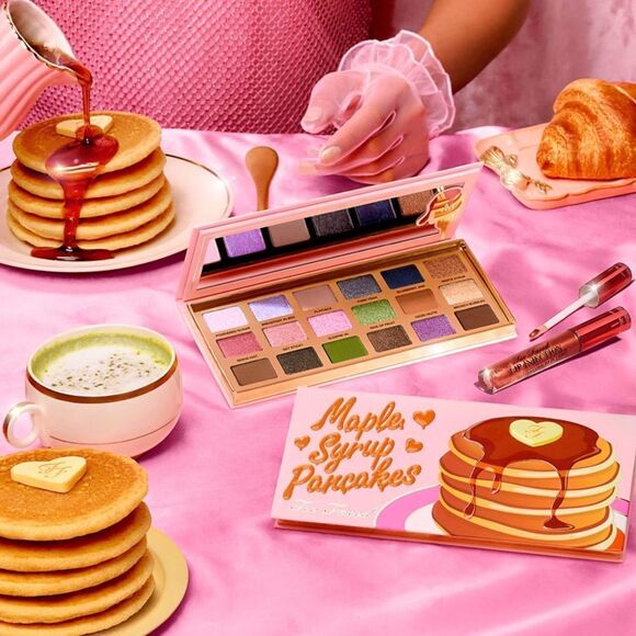 Too Faced Maple Syrup Pancakes Eyeshadow Palette 18 gorgeous buttery shades NEW - Picture 1 of 13